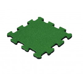 Gumová dlaždice - zelená 500 x 500 x 25