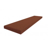 Gumový obrubník - červený